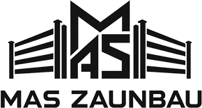 MAS ZAUNBAU Logo mit stilisierter Zaunanlage