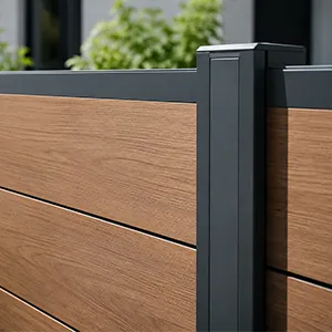 WPC-Zaunanlage von MAS ZAUNBAU als Vorschau auf das Leistungsangebot